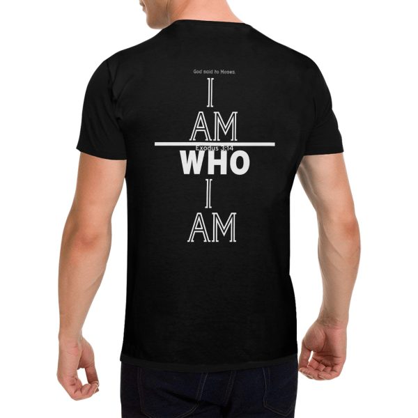 God said to Moses I AM WHO I AM 3 - Men's Gildan T-shirt 100% Cotton (USA Size) (Model T02)