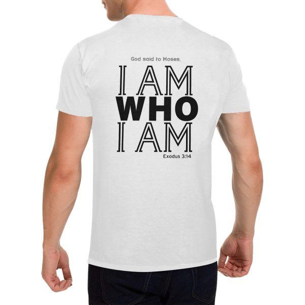God said to Moses I AM WHO I AM 2 - Men's Gildan T-shirt 100% Cotton (USA Size) (Model T02)