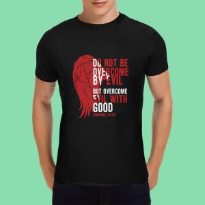 Do not be overcome by evil, but overcome evil with good 2 - Men's Gildan T-shirt 100% Cotton (USA Size) (Model T02)