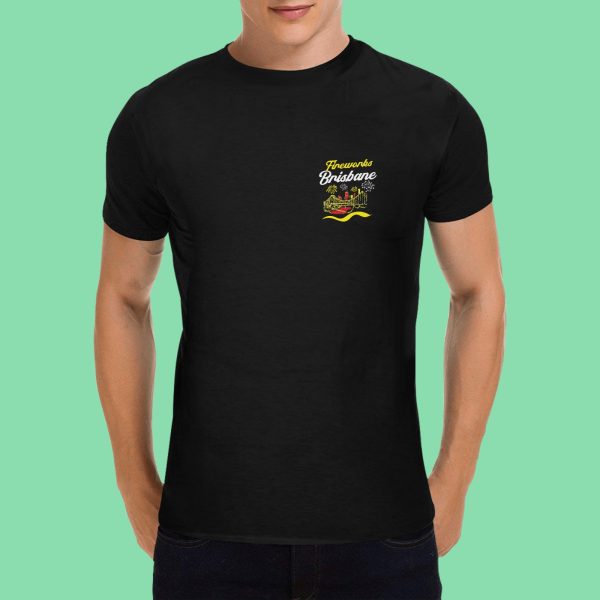 Fireworks Brisbane 1 - Men's Gildan T-shirt 100% Cotton (USA Size) (Model T02)