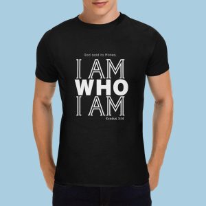 God said to Moses I AM WHO I AM 2 - Men's Gildan T-shirt 100% Cotton (USA Size) (Model T02)