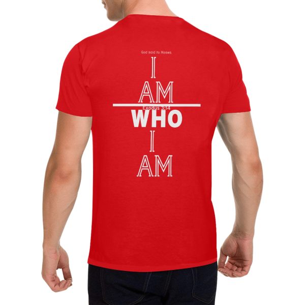 God said to Moses I AM WHO I AM 3 - Men's Gildan T-shirt 100% Cotton (USA Size) (Model T02)