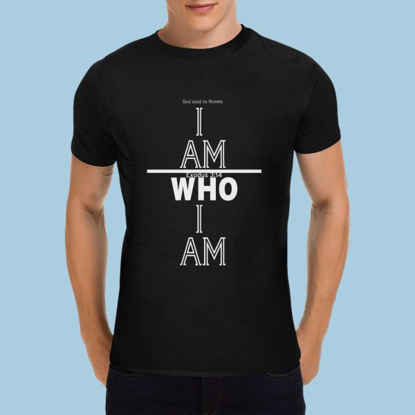 God said to Moses I AM WHO I AM 3 - Men's Gildan T-shirt 100% Cotton (USA Size) (Model T02)