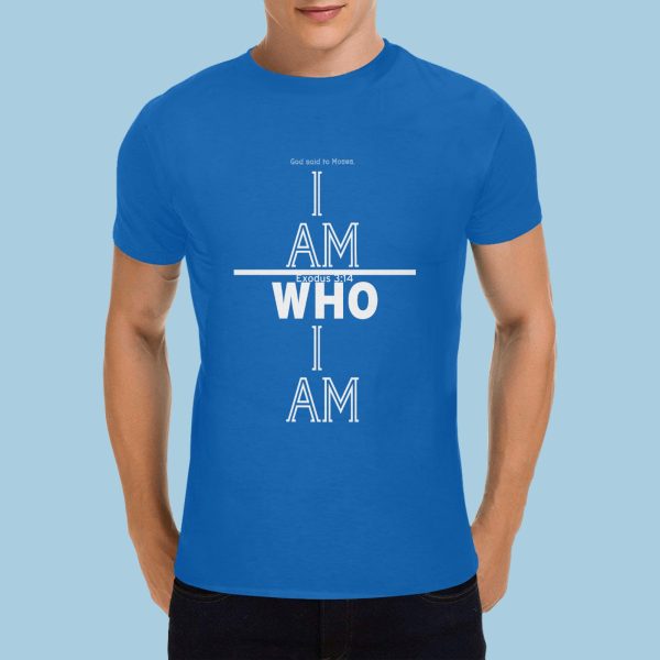 God said to Moses I AM WHO I AM 3 - Men's Gildan T-shirt 100% Cotton (USA Size) (Model T02)
