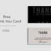 Brea Thank You Card
