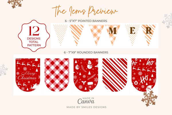 Bulletin Board Bunting & Banner_Melati Retro Christmas Classroom Decor 3