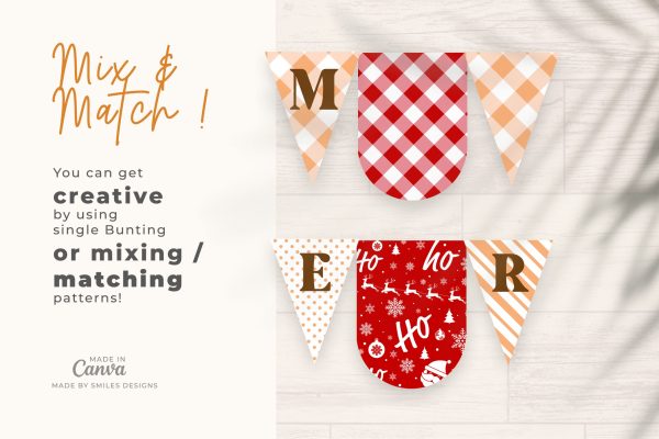 Bulletin Board Bunting & Banner_Melati Retro Christmas Classroom Decor 4