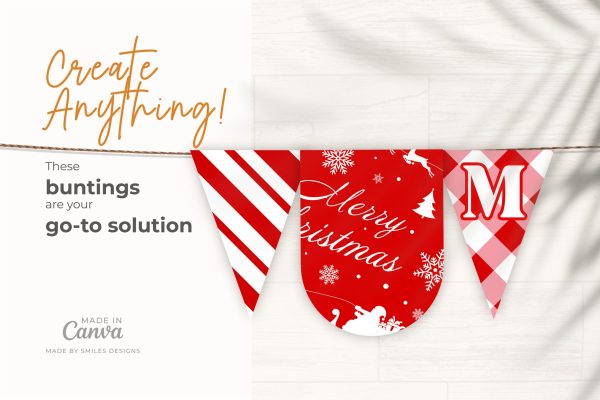 Bulletin Board Bunting & Banner_Melati Retro Christmas Classroom Decor 5