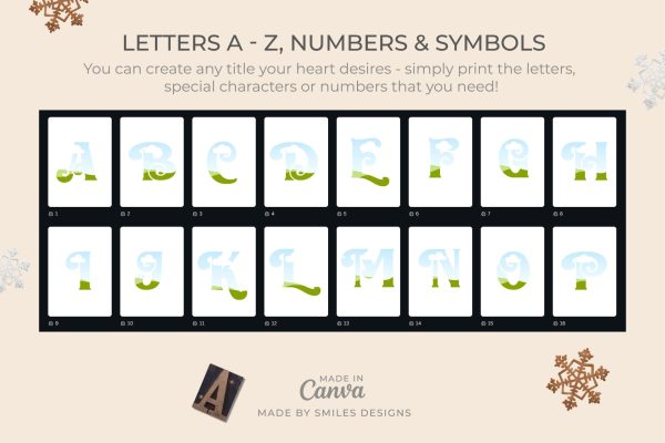 Bulletin Board Kit Melati Retro Christmas Classroom Decor4