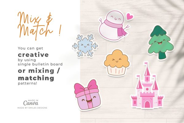 Winter Wonderland Classroom Bulletin Board Kit - Holiday Themes V3-5