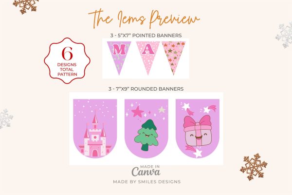 single product page design_Winter Wonderland Classroom Bulletin Board Bunting & Banners - Holiday Themes_v2-3