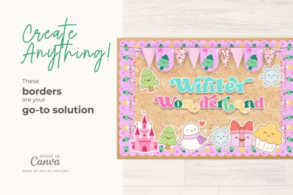 single product page design_Winter Wonderland Classroom Bulletin Board Kit - Holiday Themes V2-5