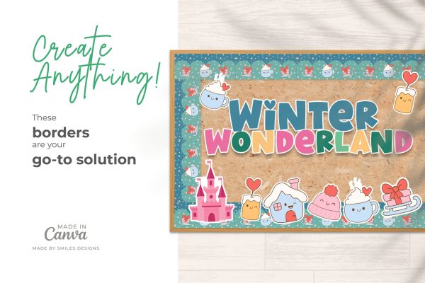 single product page design_Winter Wonderland Classroom Bulletin Board Borders Classroom Decor_V4-5