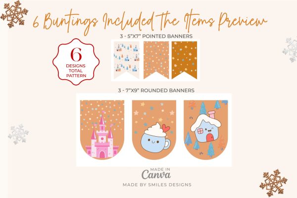 single product page design_Winter Wonderland Classroom Bulletin Board Kit - Holiday Themes V5-4